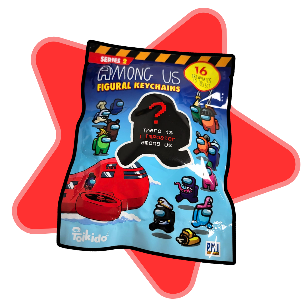 2022 Official Among Us Figural Keychains Series 2 crewmates blind bag Innersloth NEW