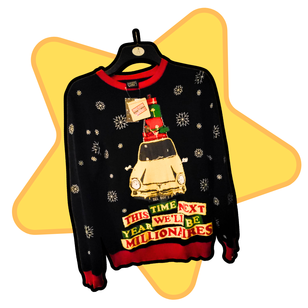 2024 Official OF&H Only Fools & Horses Christmas Jumper S Small slim fit George NWT
