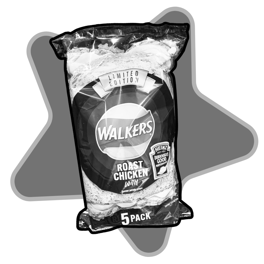 Walkers Limited Edition Roast Chicken with Heinz Mayonaise 5-pack