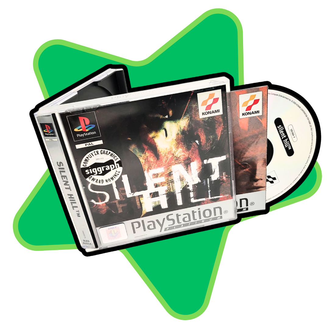 2000 PAL Silent Hill Playstation game Platinum complete PS1 VGC