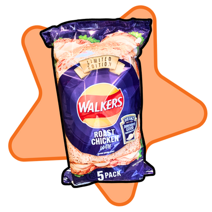 Walkers Limited Edition Roast Chicken with Heinz Mayonaise 5-pack