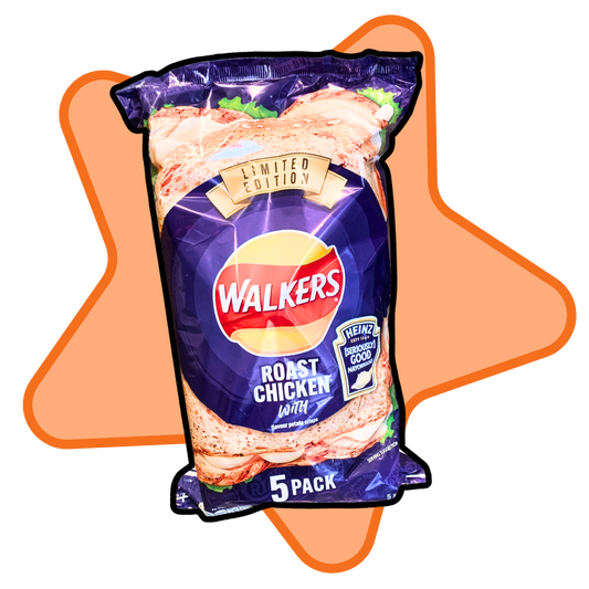 Walkers Limited Edition Roast Chicken with Heinz Mayonaise 5-pack